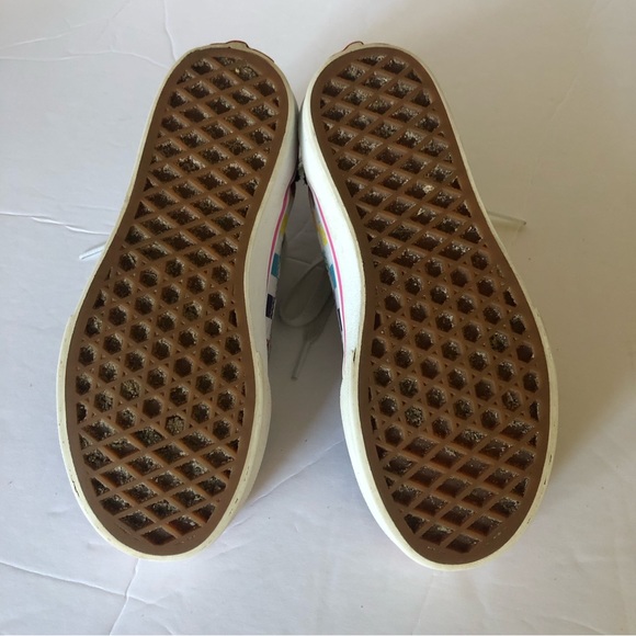 VANS Rainbow Check Old Skool Kids Size 1 - Picture 9 of 9